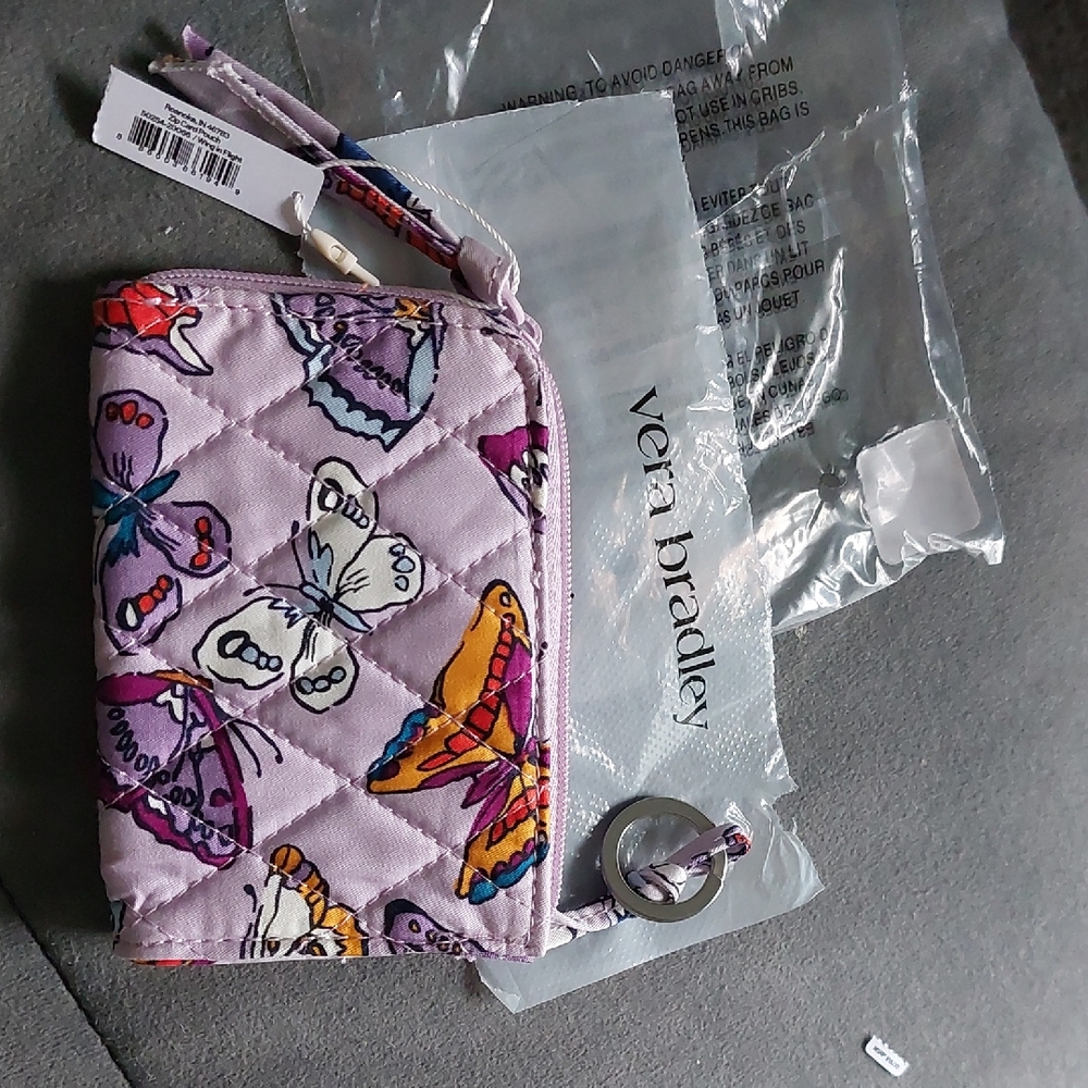 Vera Bradley Kids Butterfly Coin Purse - Lavender